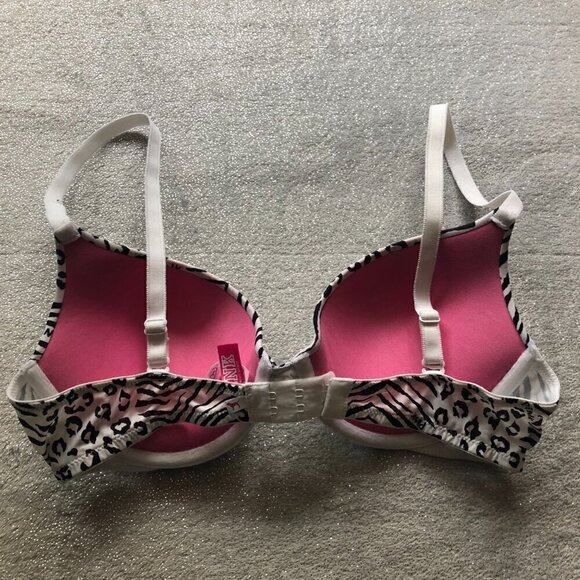 PINK Victoria's Secret Animal Print Push-Up Bra - Picture 2 of 7